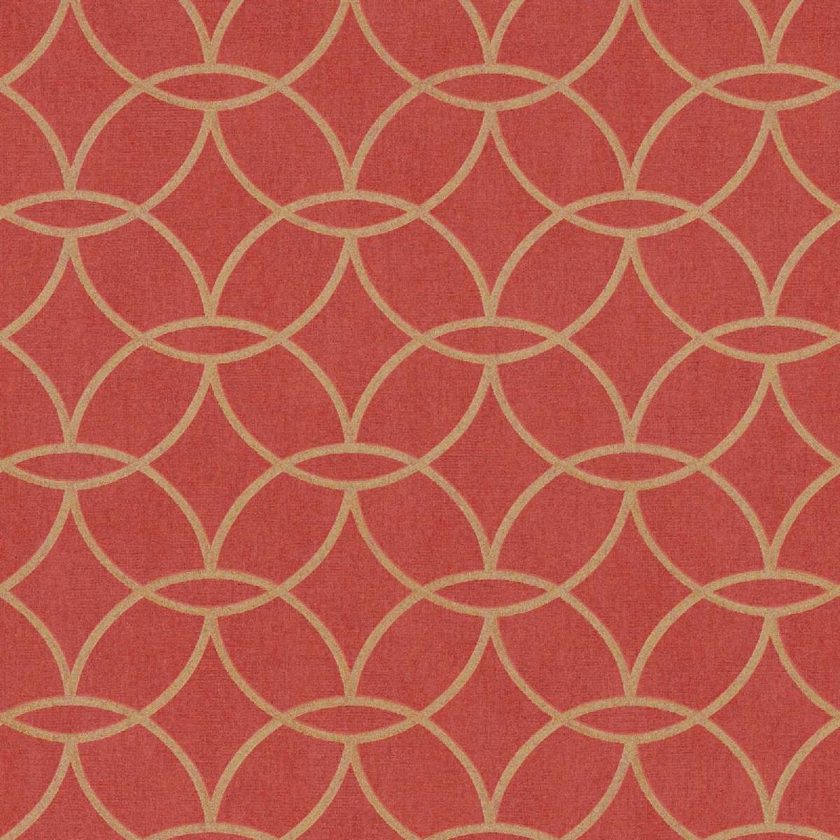 Vliestapete AP Finest 375646 - Geometrische Muster - Rot